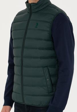 Erkek Koyu Yeşil Yelek - 50269098086