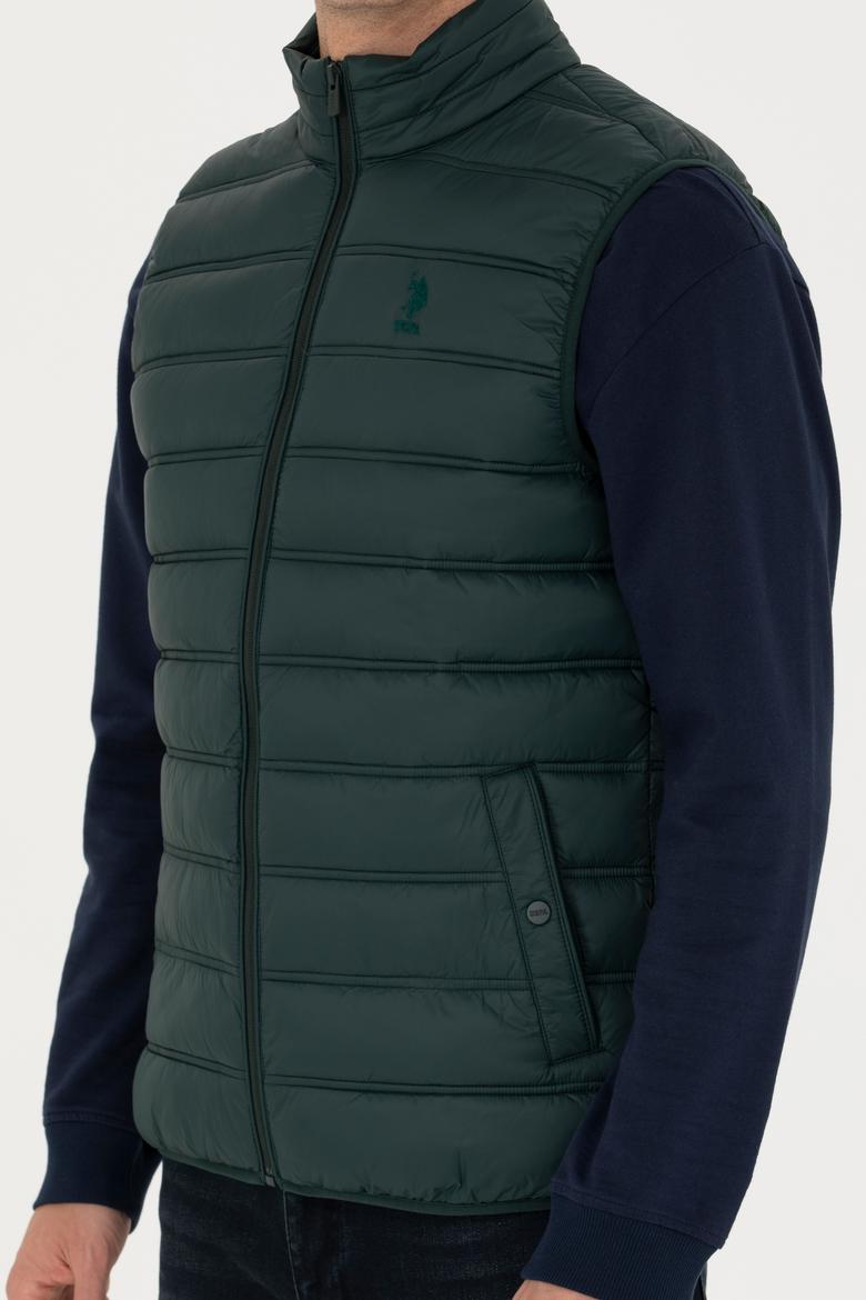 Erkek Koyu Yeşil Yelek - 50269098086