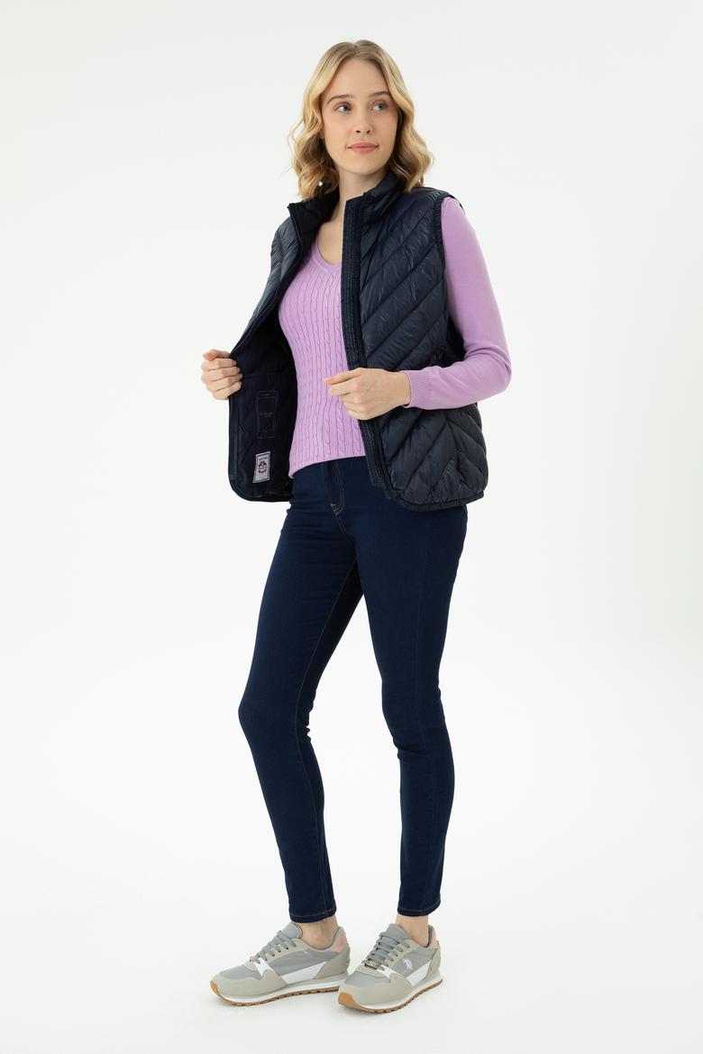 Kadın Lacivert Yelek - 50269099002