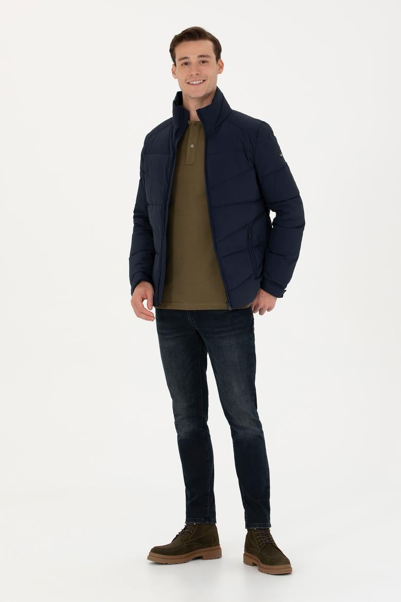 Erkek Lacivert Mont - 50269807059