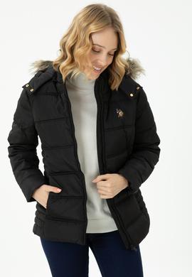 Kadın Siyah Mont - 50270658031