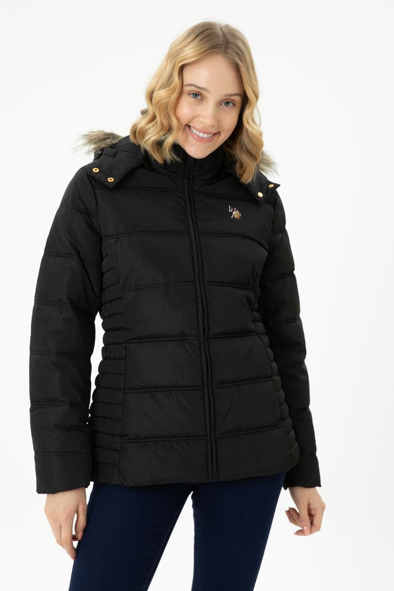 Kadın Siyah Mont - 50270658031