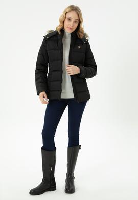 Kadın Siyah Mont - 50270658031