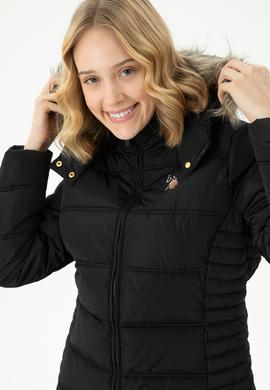 Kadın Siyah Mont - 50270658031