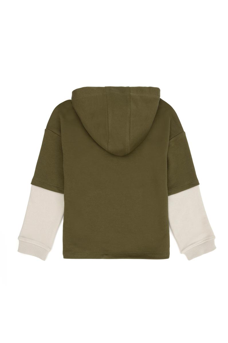 Erkek Çocuk Haki Sweatshirt