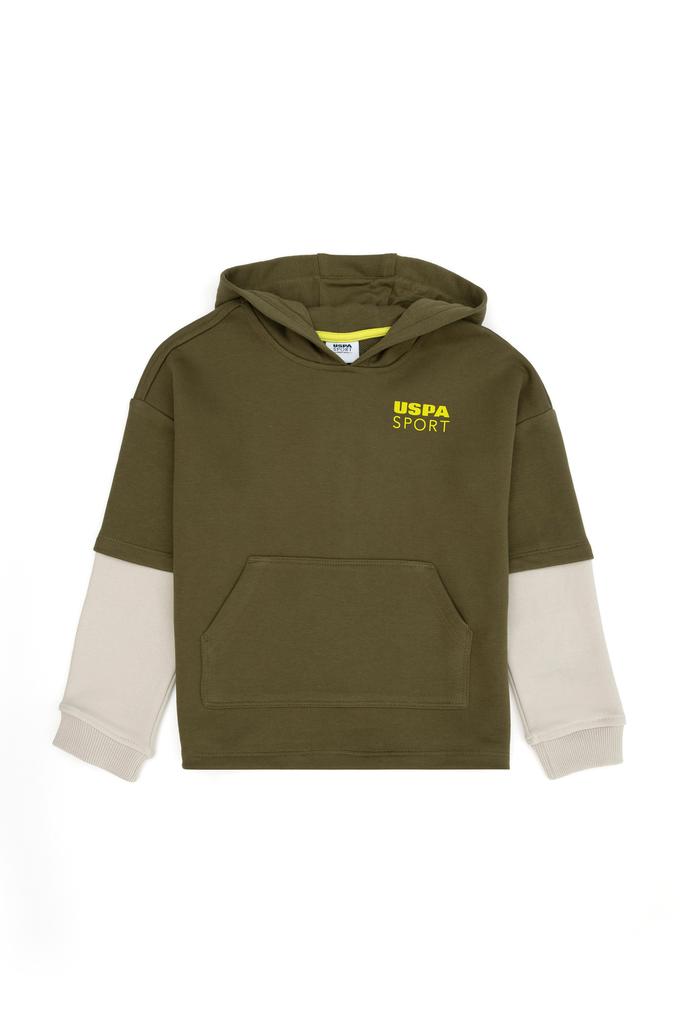 Erkek Çocuk Haki Sweatshirt