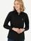 Kadın Siyah Uzun Kollu Basic Gömlek