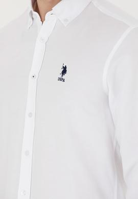 Erkek Beyaz Uzun Kollu Basic Gömlek - 50271269004