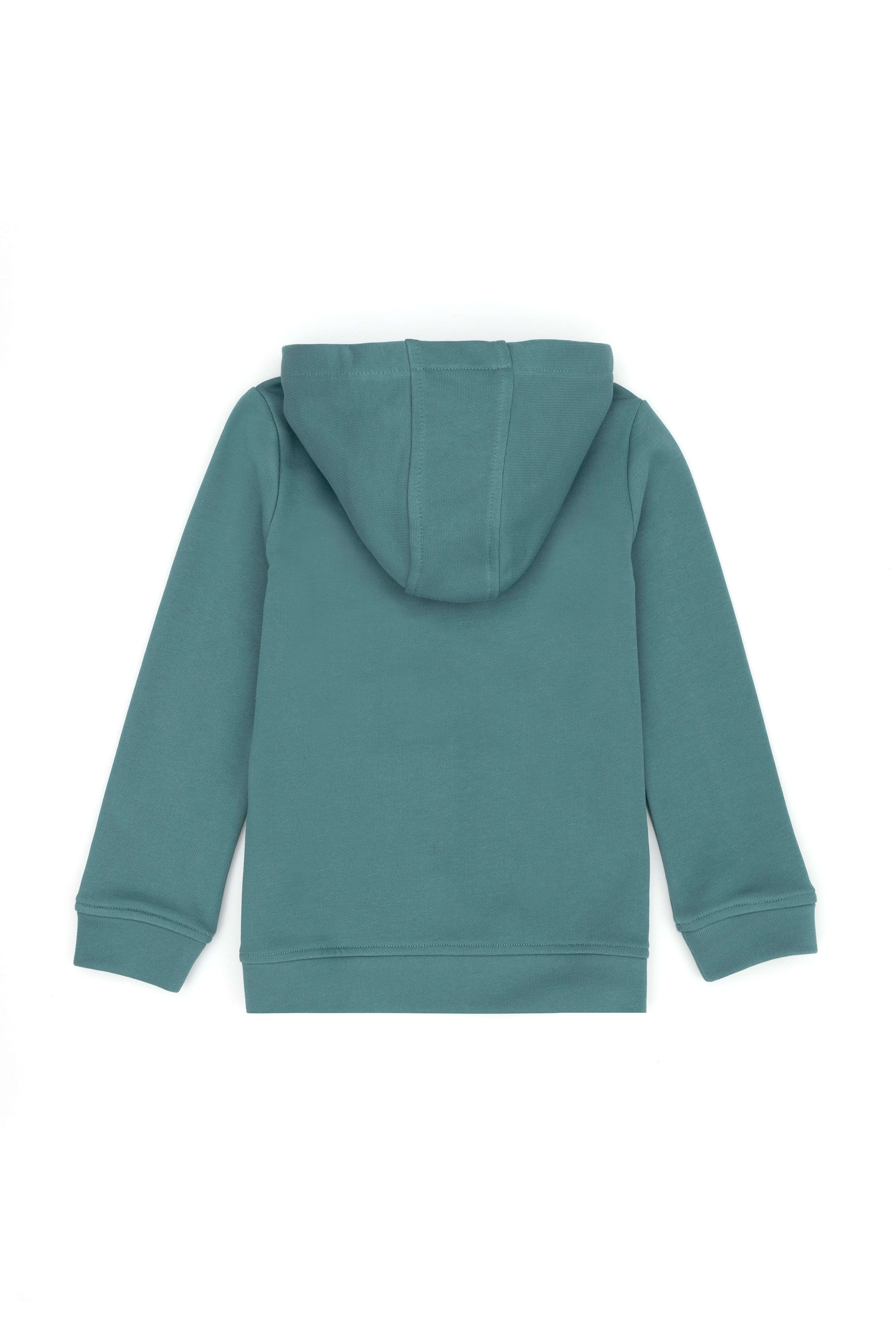Kız Çocuk Mint Fermuarlı Basic Sweatshirt - Image 2