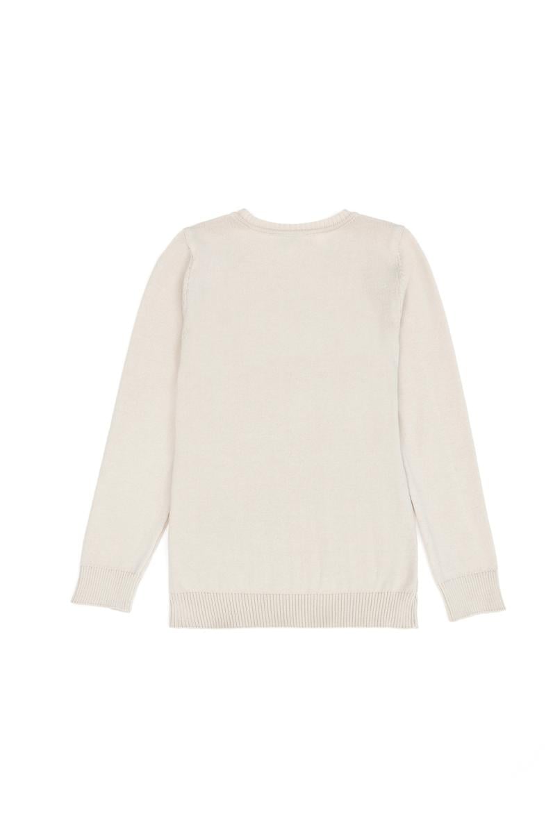 Kız Çocuk Krem Basic Kazak