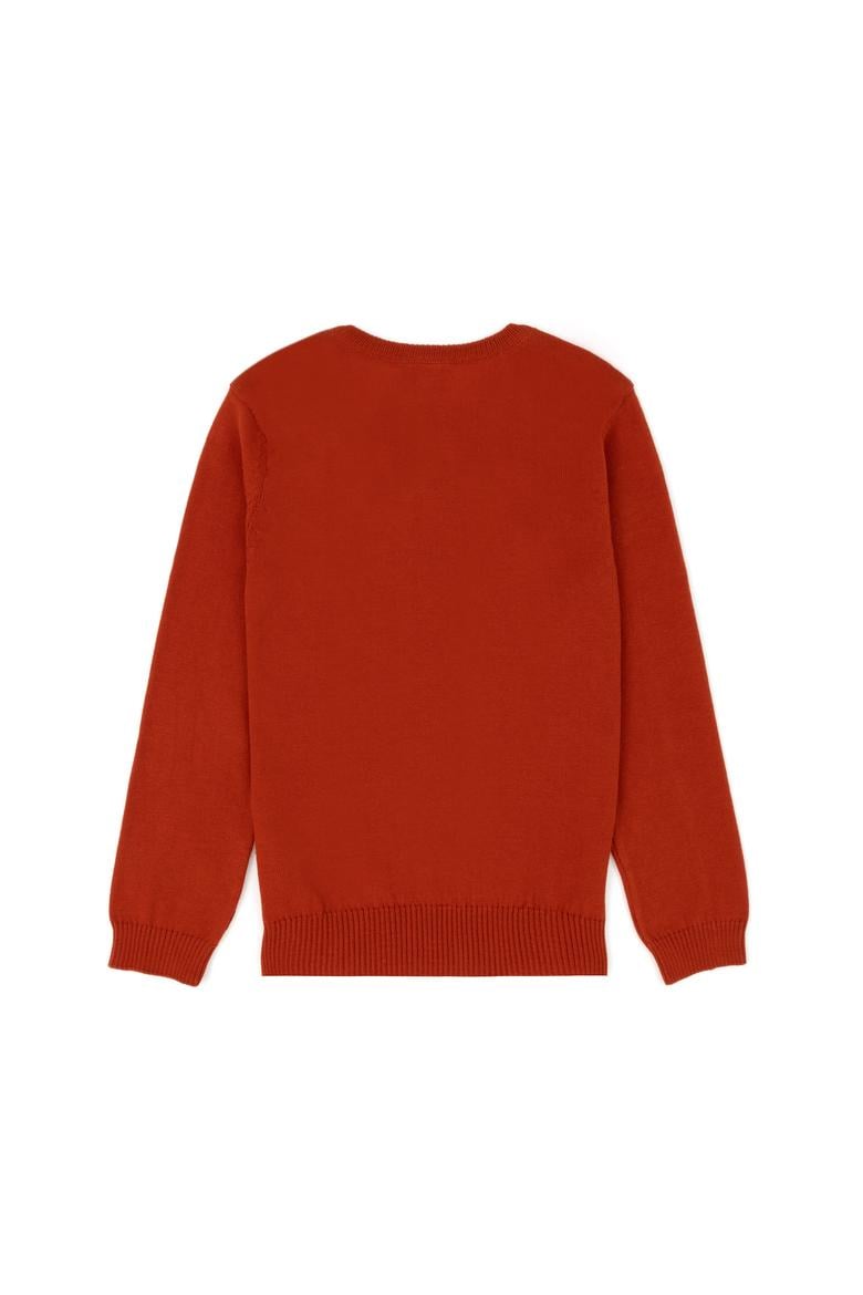 Erkek Çocuk Kiremit Basic Kazak - 50275849070