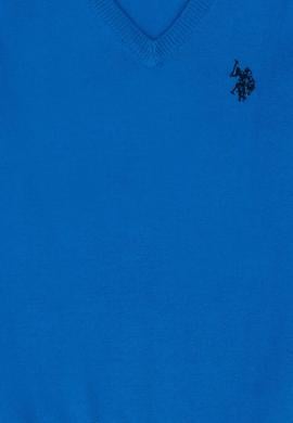 Erkek Çocuk Kobalt Mavi Basic Kazak - 50275849078