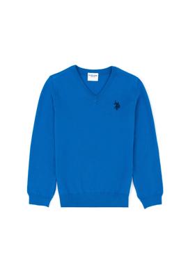 Erkek Çocuk Kobalt Mavi Basic Kazak - 50275849078