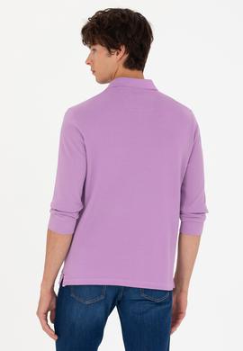 Erkek Lila Basic Sweatshirt - 50276503038