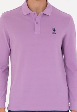 Erkek Lila Basic Sweatshirt - 50276503038