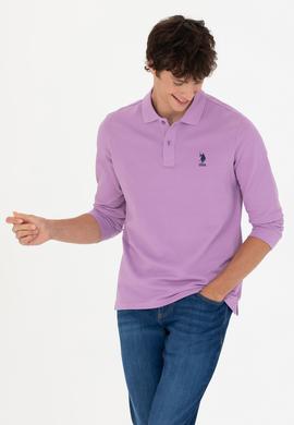 Erkek Lila Basic Sweatshirt - 50276503038