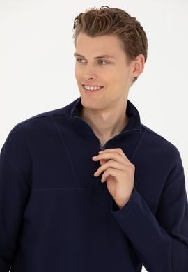 Erkek Lacivert Sweatshirt - 50276580006