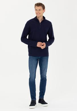 Erkek Lacivert Sweatshirt - 50276580006