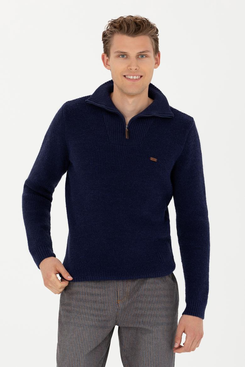 Erkek Lacivert Kazak - 50277089017