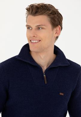 Erkek Lacivert Kazak - 50277089017