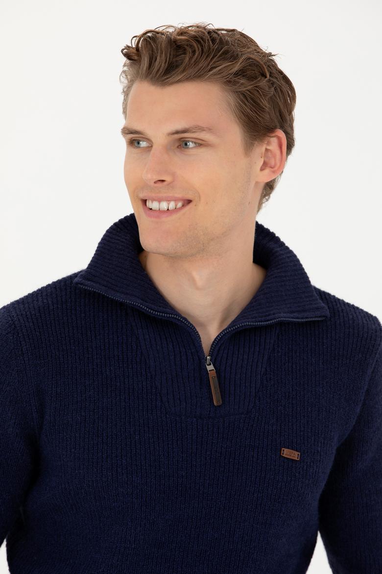 Erkek Lacivert Kazak - 50277089017