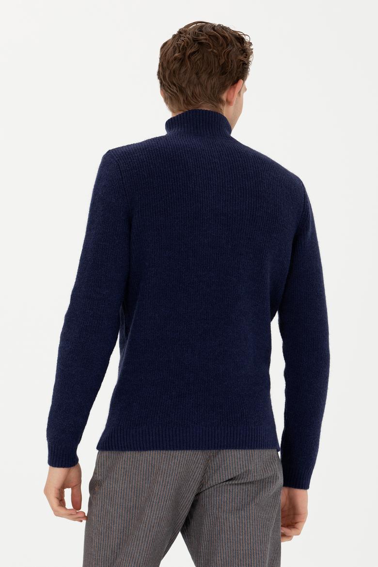 Erkek Lacivert Kazak - 50277089017