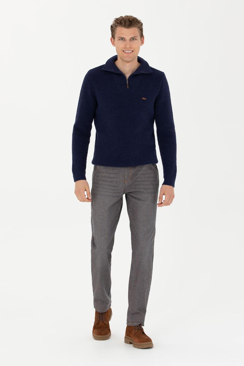 Erkek Lacivert Kazak - 50277089017