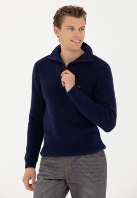 Erkek Lacivert Kazak - 50277089017