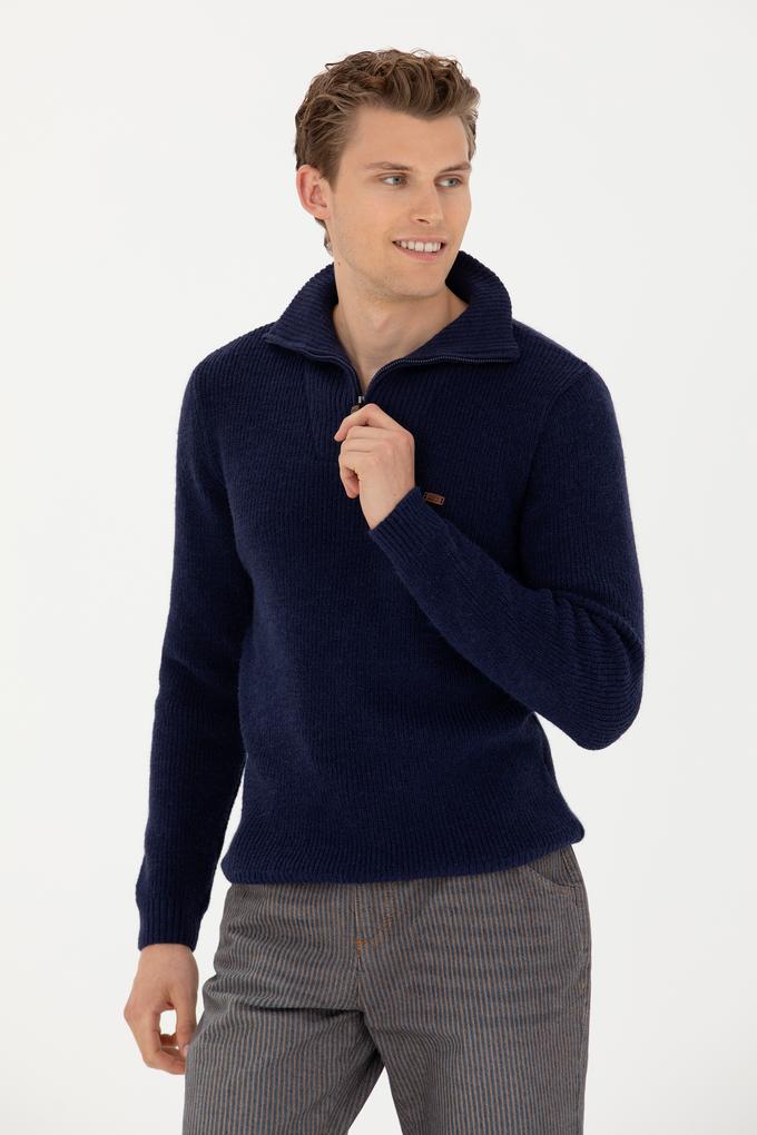 Erkek Lacivert Kazak