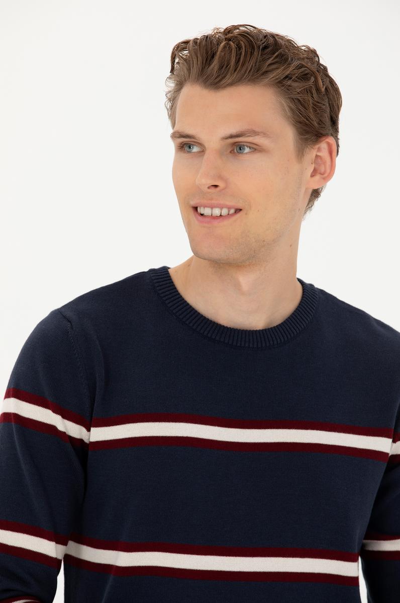 Erkek Lacivert Kazak