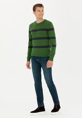 Erkek Yeşil Kazak - 50277101026