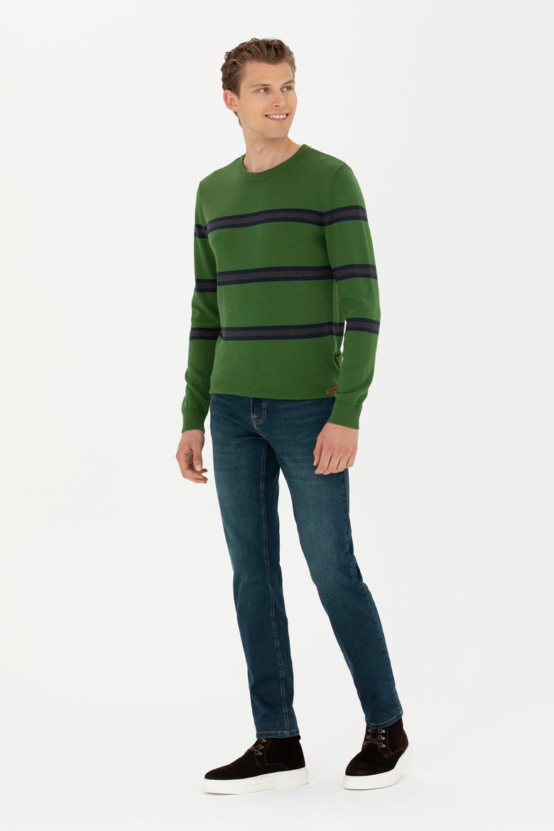 Erkek Yeşil Kazak - 50277101026