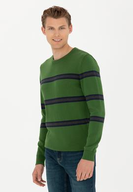 Erkek Yeşil Kazak - 50277101026