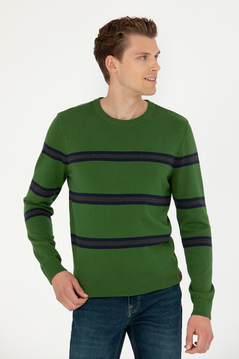 Erkek Yeşil Kazak - 50277101026