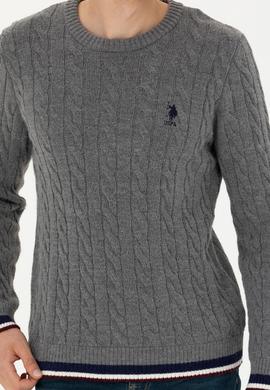 Erkek Gri Melanj Kazak - 50277102014