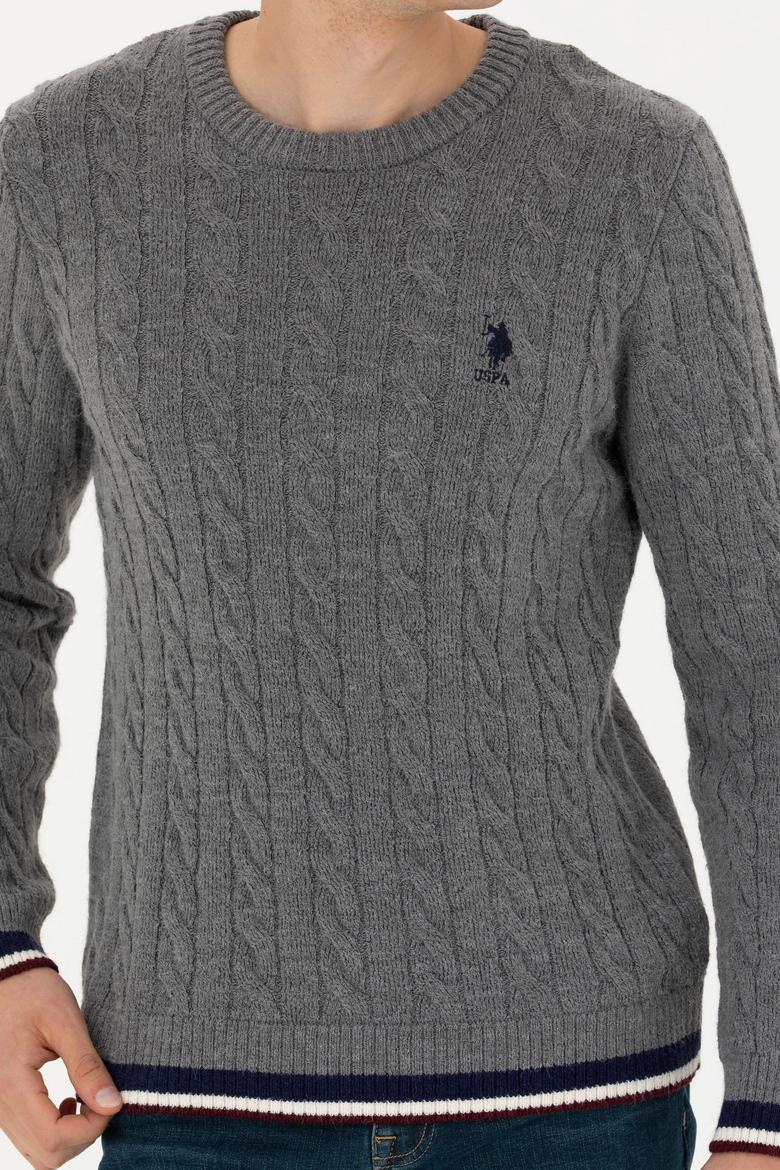 Erkek Gri Melanj Kazak - 50277102014