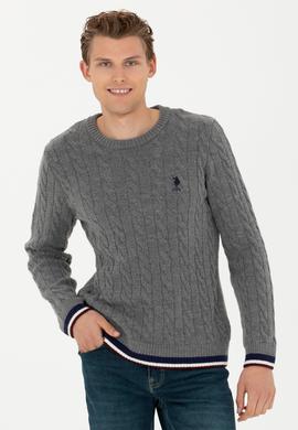 Erkek Gri Melanj Kazak - 50277102014