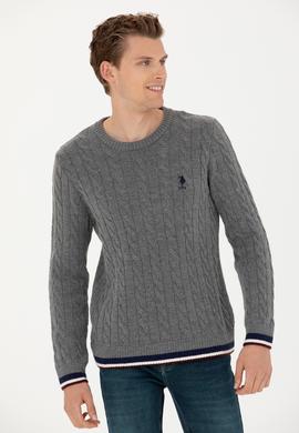 Erkek Gri Melanj Kazak - 50277102014