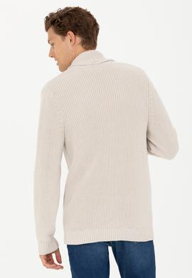 Erkek Taş Triko Hırka - 50277111025