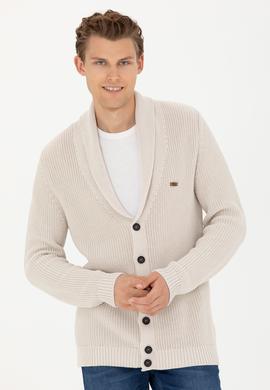 Erkek Taş Triko Hırka - 50277111025