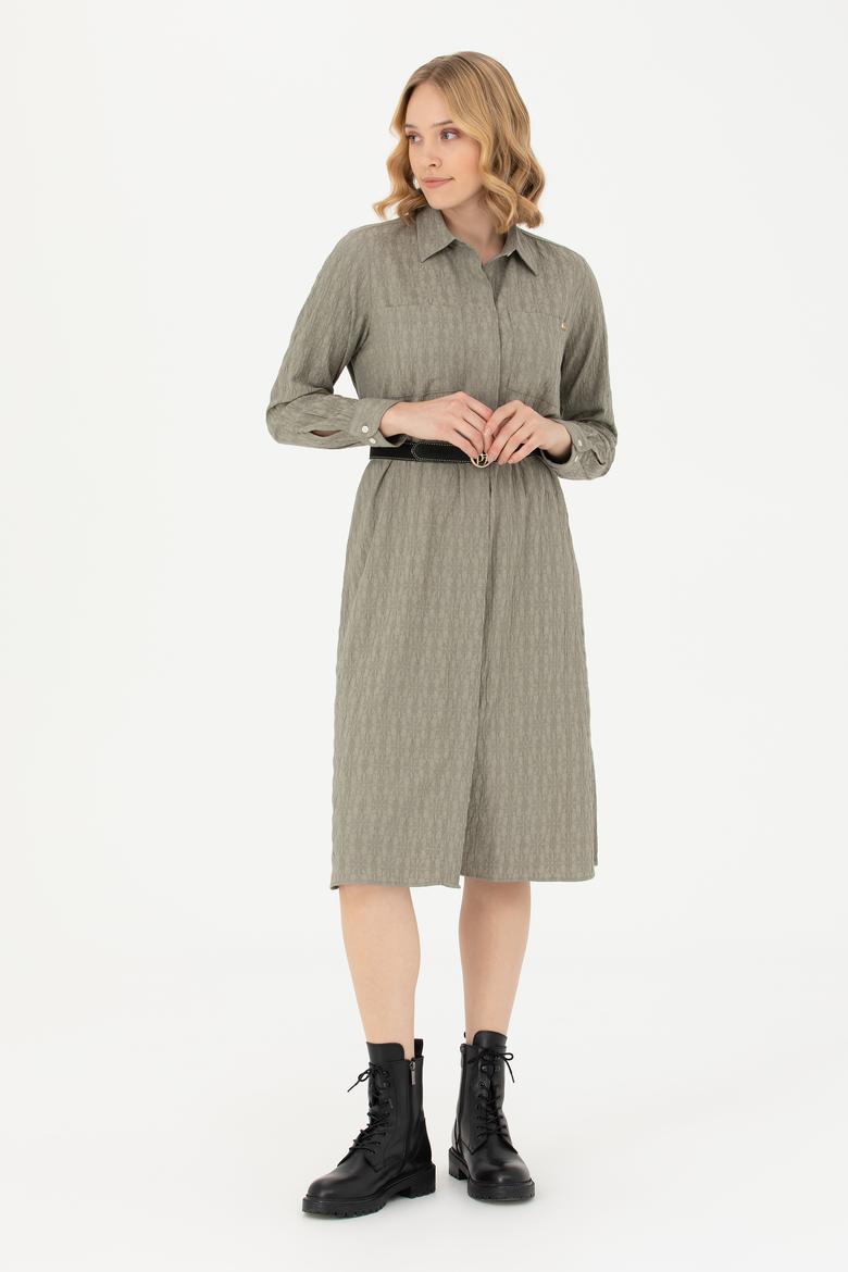 Kadın Mint Dokuma Elbise