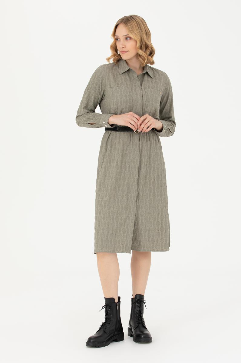 Kadın Mint Dokuma Elbise