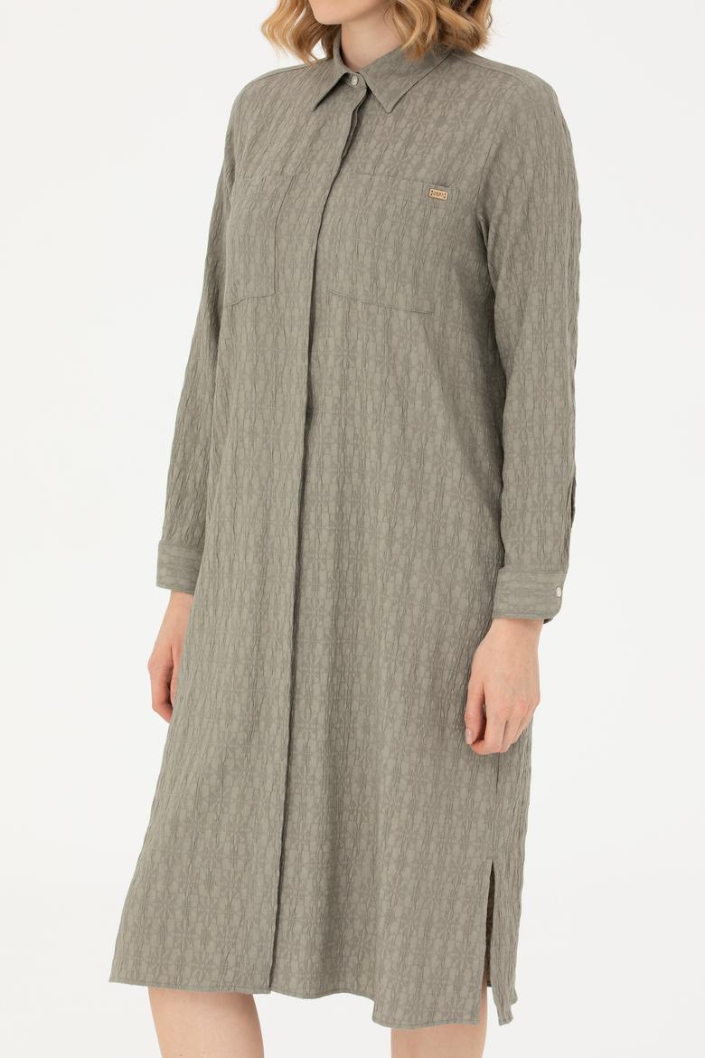 Kadın Mint Dokuma Elbise - 50277628053