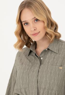 Kadın Mint Dokuma Elbise - 50277628053