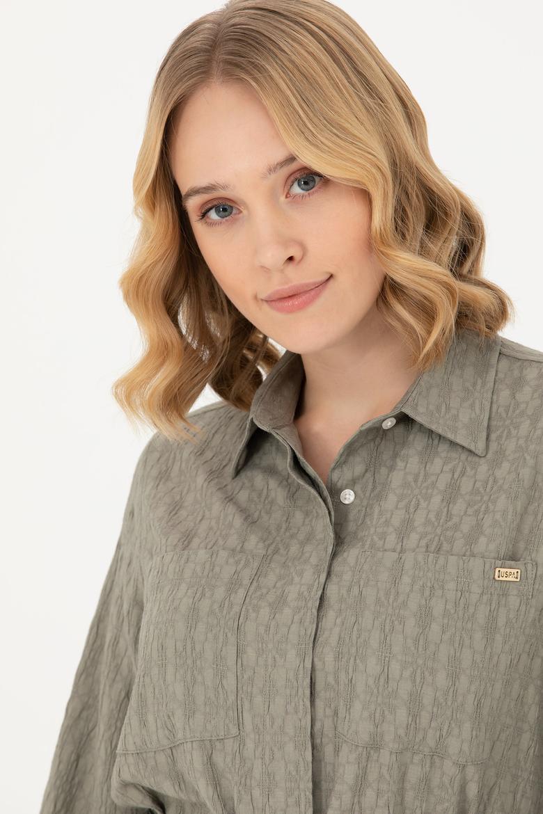 Kadın Mint Dokuma Elbise - 50277628053