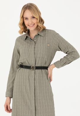 Kadın Mint Dokuma Elbise - 50277628053