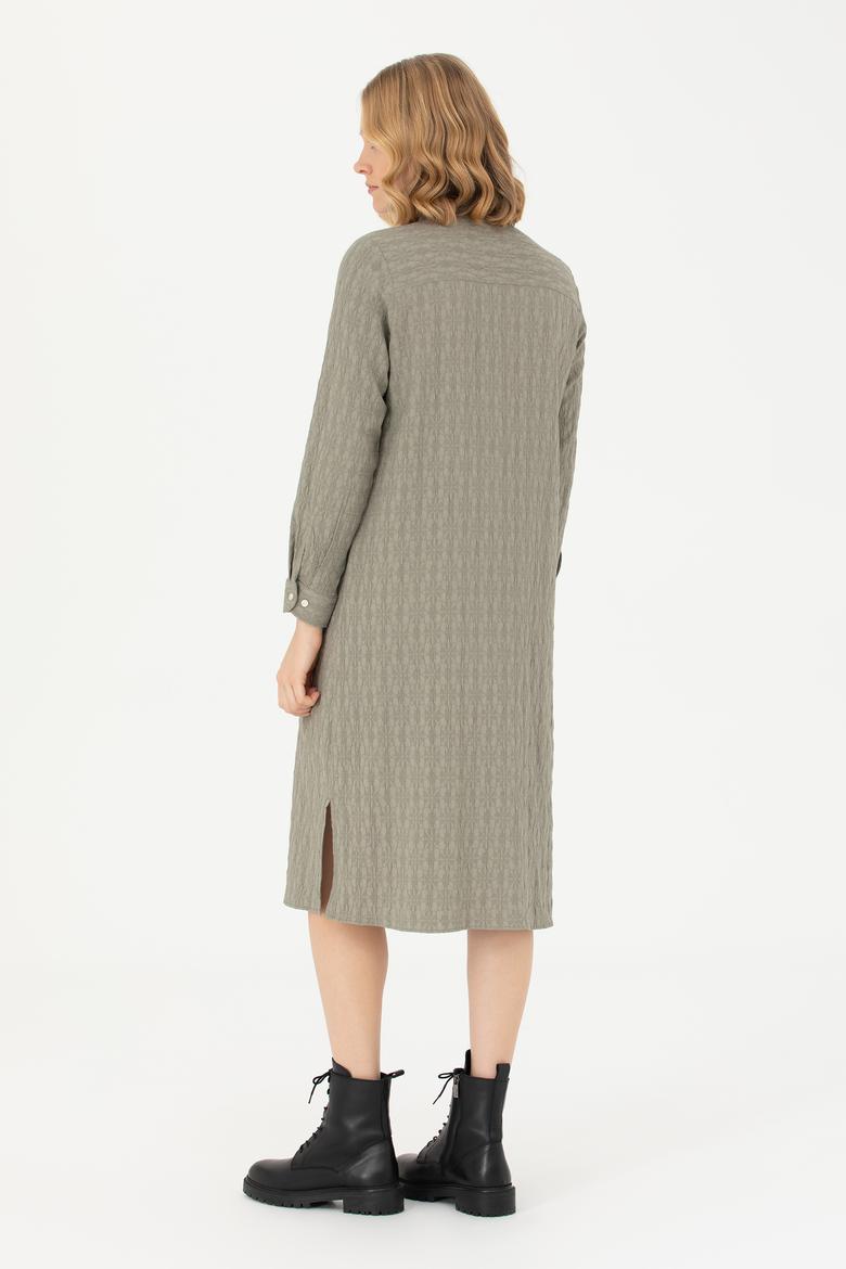 Kadın Mint Dokuma Elbise - 50277628053