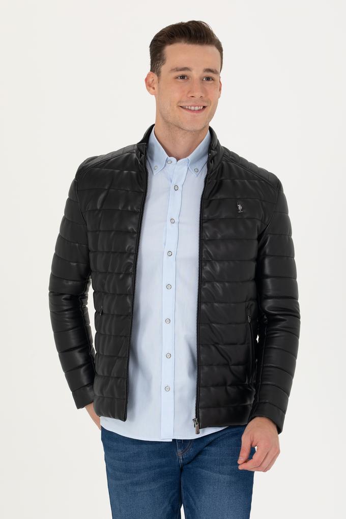 Erkek Siyah Deri Ceket