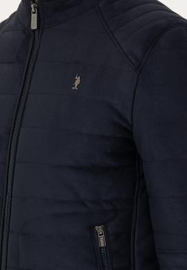 Erkek Lacivert Deri Ceket - 50278975031