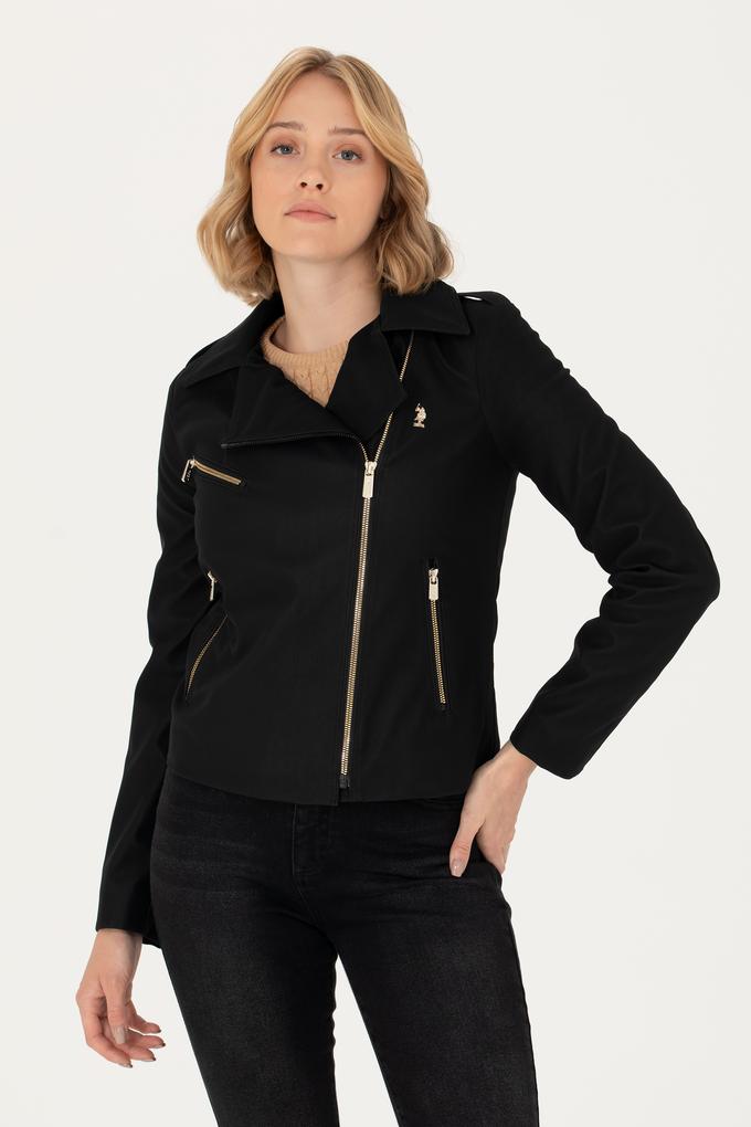 Kadın Siyah Deri Ceket